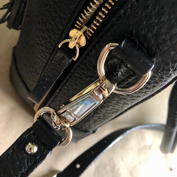 Kate Spade Black Pebbled Leather Tassel Satchel - Picture 11 of 15